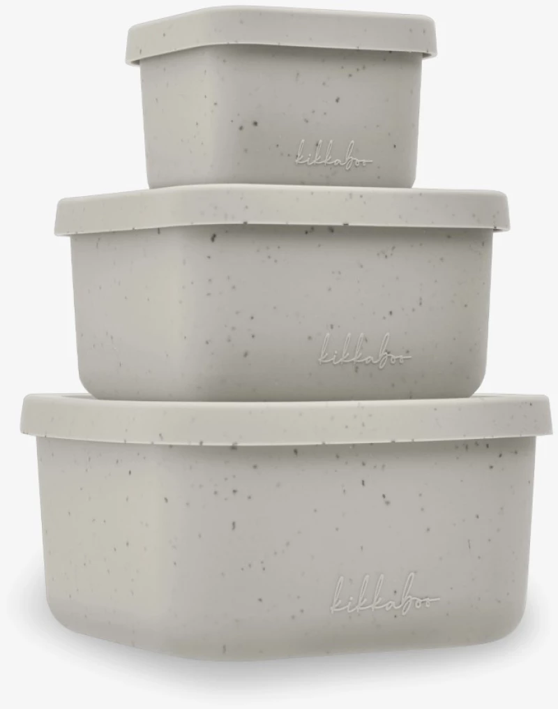 KIKKA BOO ΣΕΤ 3 ΤΕΜ ΜΠΩΛ SNACK ΣΙΛΙΚΟΝΗΣ PLATINUM SAND 31302050010