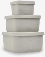 KIKKA BOO ΣΕΤ 3 ΤΕΜ ΜΠΩΛ SNACK ΣΙΛΙΚΟΝΗΣ PLATINUM SAND 31302050010