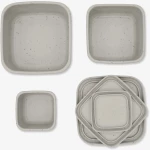 KIKKA BOO ΣΕΤ 3 ΤΕΜ ΜΠΩΛ SNACK ΣΙΛΙΚΟΝΗΣ PLATINUM SAND 31302050010
