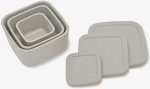 KIKKA BOO ΣΕΤ 3 ΤΕΜ ΜΠΩΛ SNACK ΣΙΛΙΚΟΝΗΣ PLATINUM SAND 31302050010