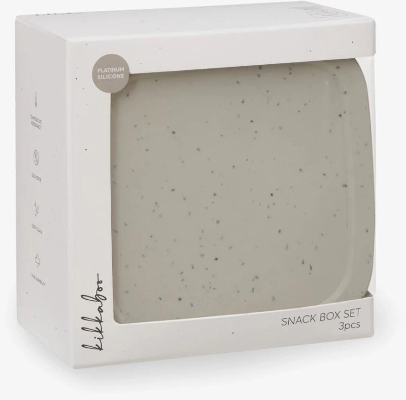 KIKKA BOO ΣΕΤ 3 ΤΕΜ ΜΠΩΛ SNACK ΣΙΛΙΚΟΝΗΣ PLATINUM SAND 31302050010