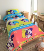 DISNEY DIMcol ΚΟΥΒΕΡΛΙ ΠΑΙΔ Microfiber 170X260 MICKEY 657 Digital Print 2120136901065799