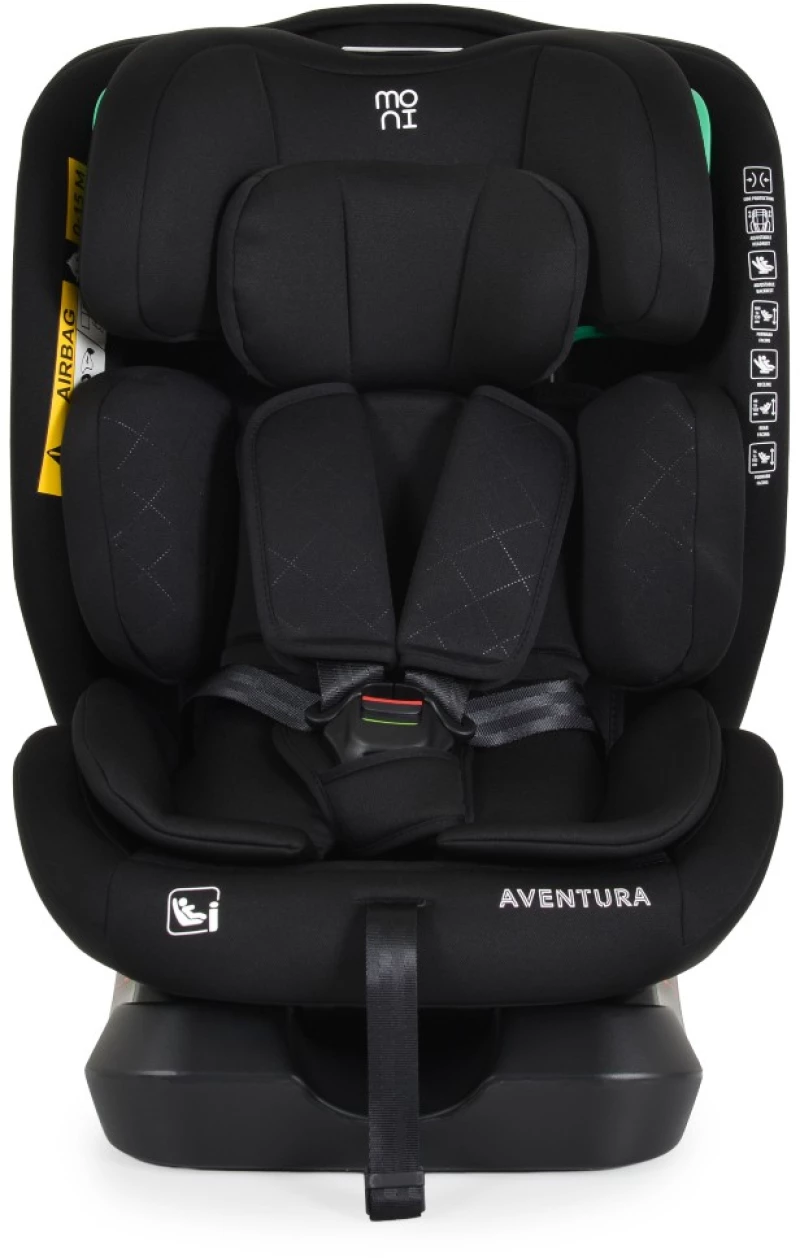 MONI ΚΑΘΙΣΜΑ ΑΥΤΟΚΙΝΗΤΟΥ i-SIZE 40-150CM AVENTURA BLACK 3801005153633