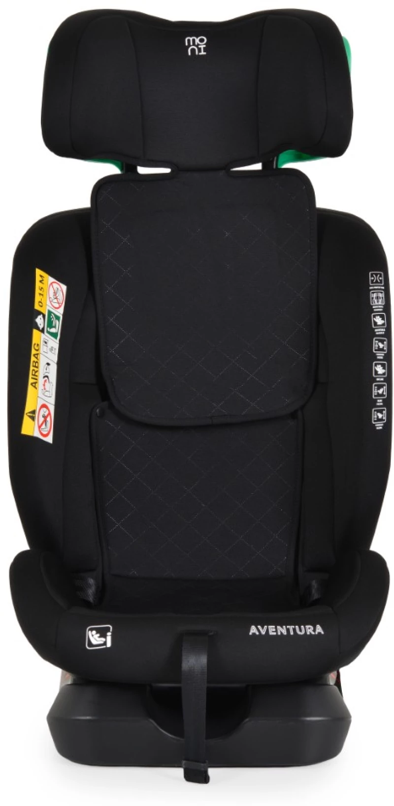 MONI ΚΑΘΙΣΜΑ ΑΥΤΟΚΙΝΗΤΟΥ i-SIZE 40-150CM AVENTURA BLACK 3801005153633