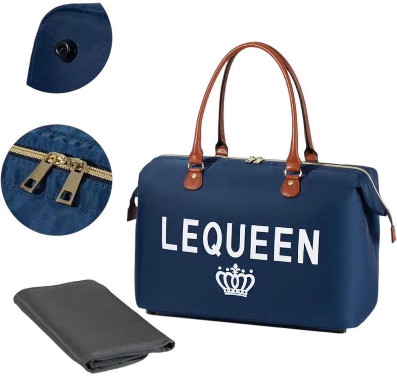 Blue Τσάντα Αλλαξιέρα Ώμου/Χειρός, Lequeen