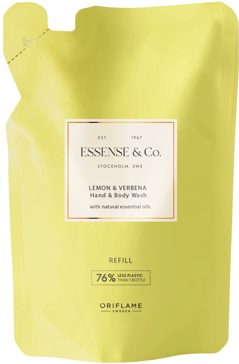 Refill Προϊόντος Καθαρισμού Χεριών & Σώματος Essense&Co. Λεμόνι & Λουίζα
