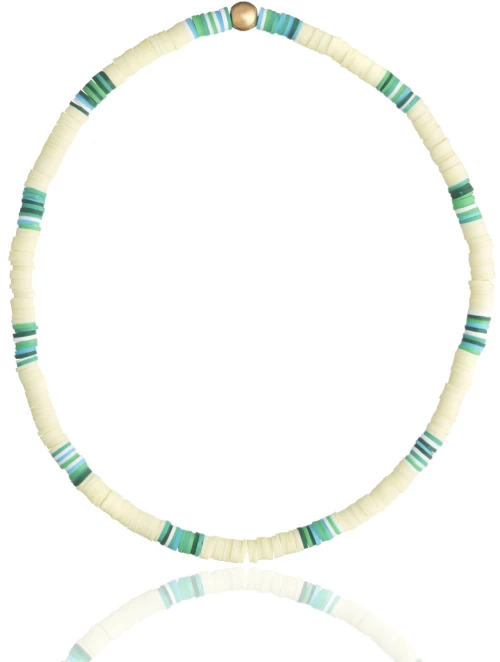 Yellow/Green Surf Necklace - elastic-necklace
