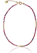 Shades Of Red Agate Necklace