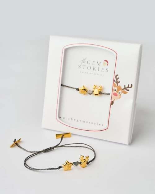 Starry Reindeer Duo - Blue