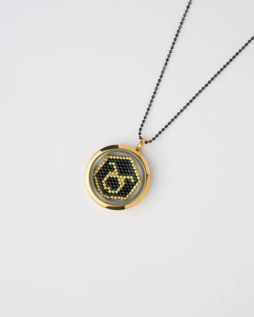 Taurus Zodiac Miyuki Memory Locket Necklace