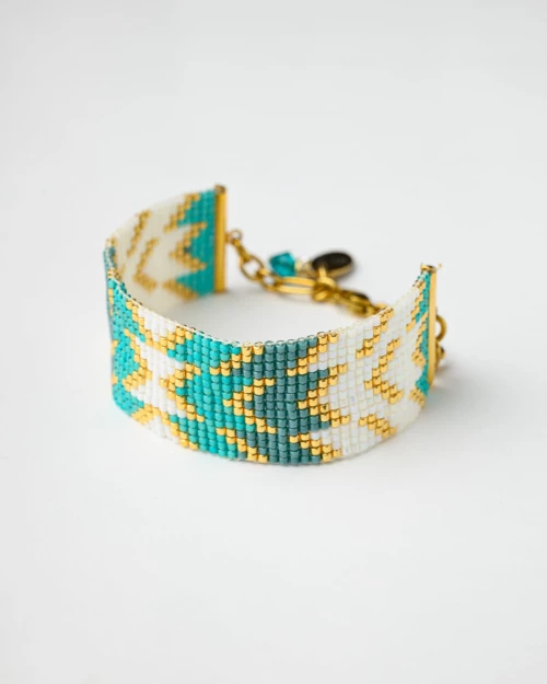 Miyuki Turquoise Elegance Bracelet