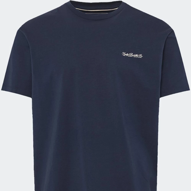 FUNKY BUDDHA Basic T-Shirts - FBM013-001-04-NAVY
