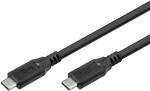 GOOBAY καλώδιο USB-C 74198, USB4, 100W, 20Gbps, 4K/60Hz, 3m, μαύρο