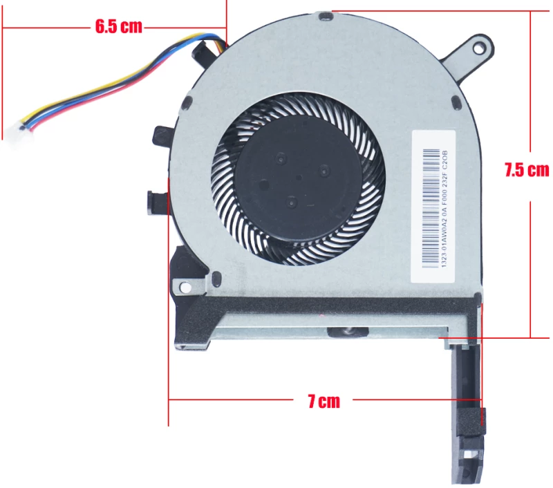 Ανεμιστηράκι Laptop - CPU Cooling Fan for FA506 Dq5d577k003    (Κωδ. 80695)