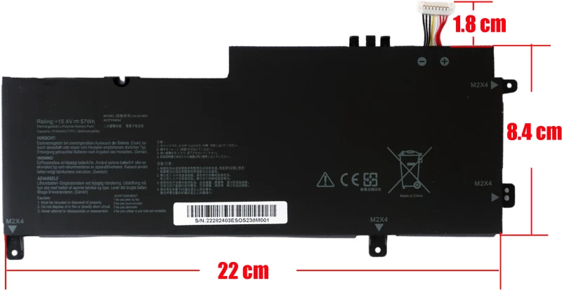 Μπαταρία Laptop Asus ZenBook Flip 15 UX562FDX ( Κωδ.1-BAT0631 )