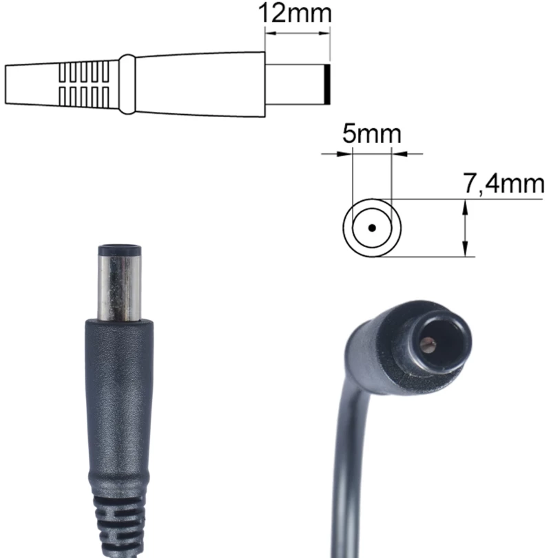 Τροφοδοτικό Laptop - AC Adapter Φορτιστής  DELL INSPIRON 3542 (Κωδ.60042)