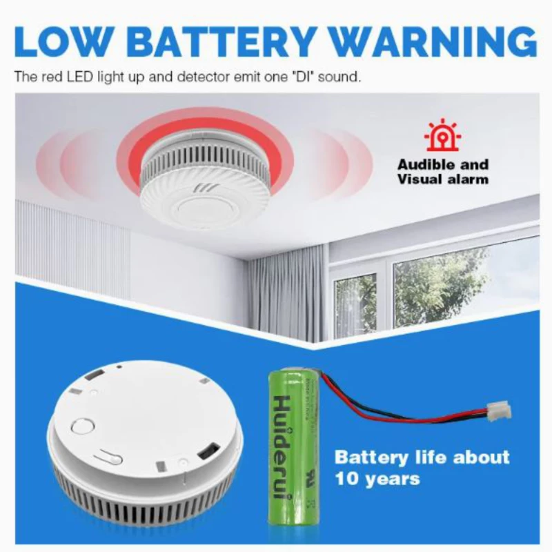 Ανιχνευτής Καπνού WiFi - WiFi Carbon Monoxide Smoke Detector S100B-CR-W ( Κωδ.1-PER0060 )