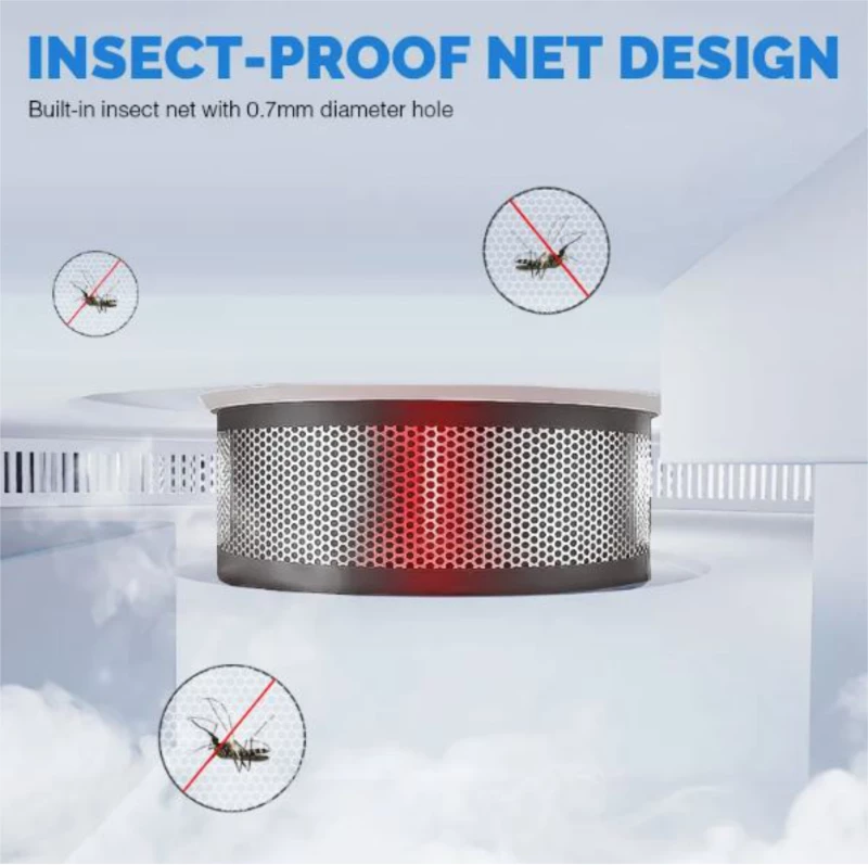 Ανιχνευτής Καπνού WiFi - WiFi Carbon Monoxide Smoke Detector S100B-CR-W ( Κωδ.1-PER0060 )