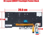 Πληκτρολόγιο - Laptop Keyboard  IBM-LENOVO	ThinkPad E480 01YP388  US With Pointer With Backlight ( Κωδ.40666USBACKLIT )