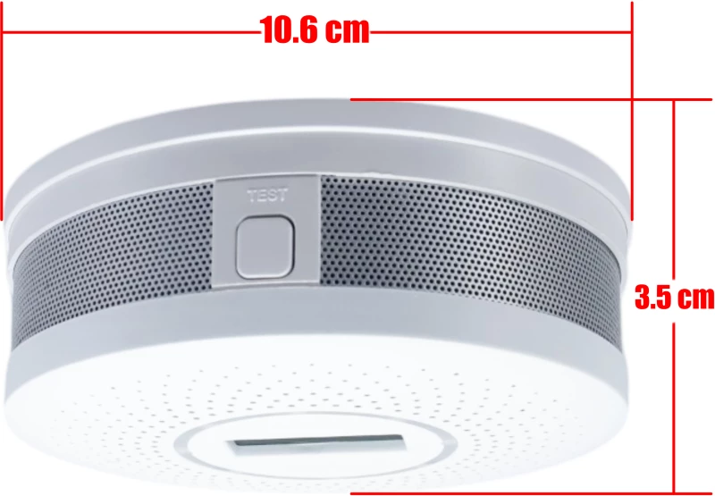 Ανιχνευτής Καπνού - Carbon Monoxide Smoke Detector EN50291 C512 JKD-512COM ( Κωδ.1-PER0054 )