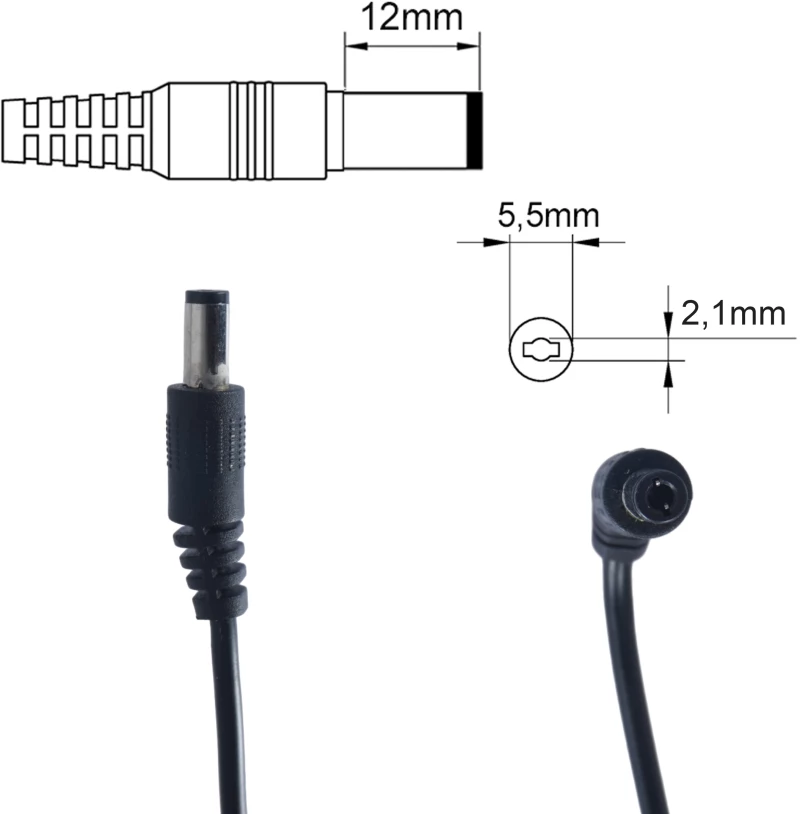 Universal Τροφοδοτικό 12V 3A (5.5x2.1mm) για LED, Router, DVR, Κάμερες ( Κωδ.60271 )