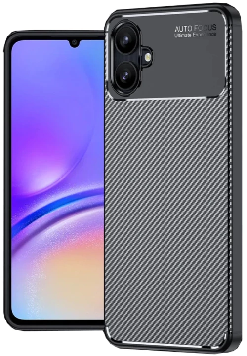Θήκη Ancus AutoFocus Carbon Fiber για Samsung SM-A075 Galaxy A07 4G Μαύρη