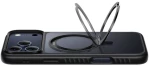 Θήκη Hoco Premium Rotating Magsafe για Apple iPhone 17 Pro με Ενσωματωμένο Stand Μαύρη