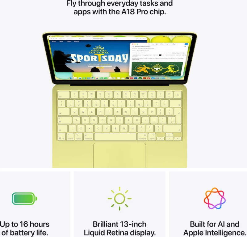 Apple MacBook Neo 13" Retina Display (A18 Pro/8GB/512GB SSD) - Indigo