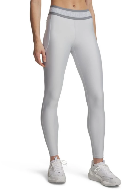 UA Tech Branded Legging 6009972-014 UNDER ARMOUR Γκρι
