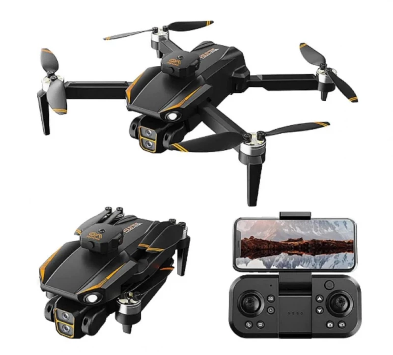 Drone 8K με Κάμερα και Brushless Μοτέρ – Αναδιπλούμενο Drone με LED XF608