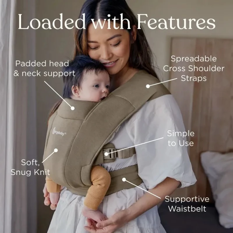 ErgoBaby Mάρσιπος Embrace Soft Cream