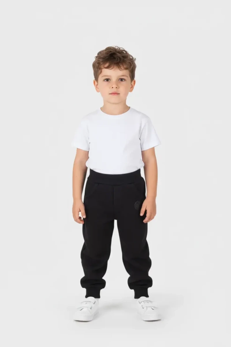 Παντελόνι φόρμας αγόρι εποχιακό "Kids" μαύρο (1-5)