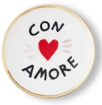 Πιάτο Γλυκού Con Amore - Dipinto FTB00271 Φ17cm Multi Bitossi Home Πορσελάνη