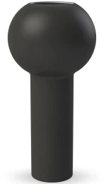 Βάζο Pillar HI-028-21-BK Φ17x32cm Black Cooee Design Κεραμικό