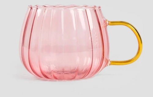 Φλυτζάνι Bevanda 235434 731846 400ml Pink Homla Γυαλί