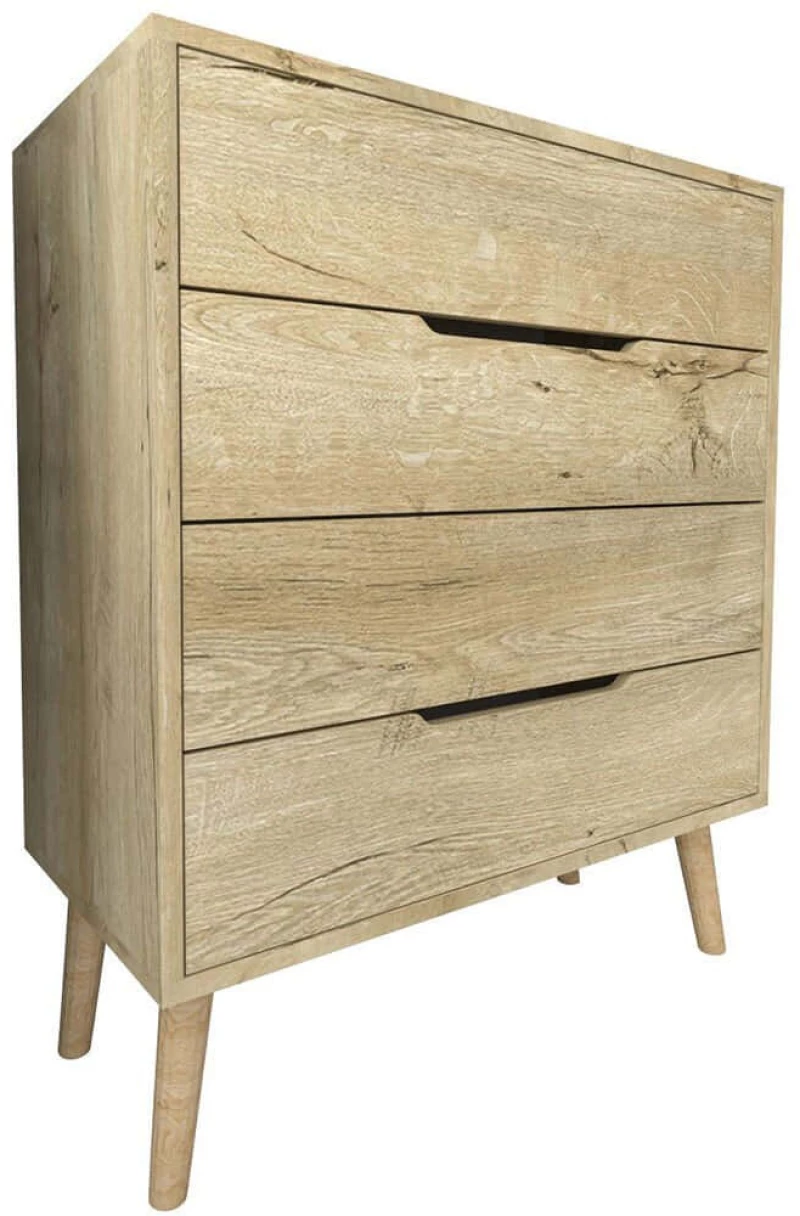 Συρταριέρα Flora 469ORN2104 78x45x95cm Oak