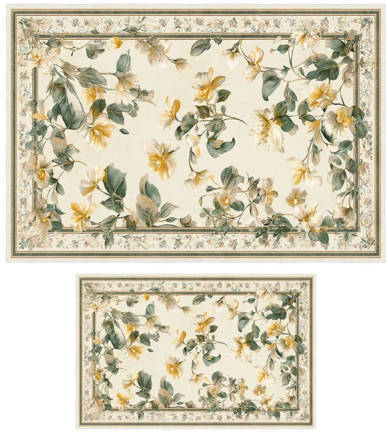 Πατάκια Μπάνιου Asr06 290HFT1106 (Σετ 2Τμχ) Multi L'Εssentiel Maison 60x100cm Πολυέστερ