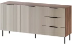 Μπουφές Almera I 162910579 156x42x76cm Walnut-Beige Μοριοσανίδα,ABS