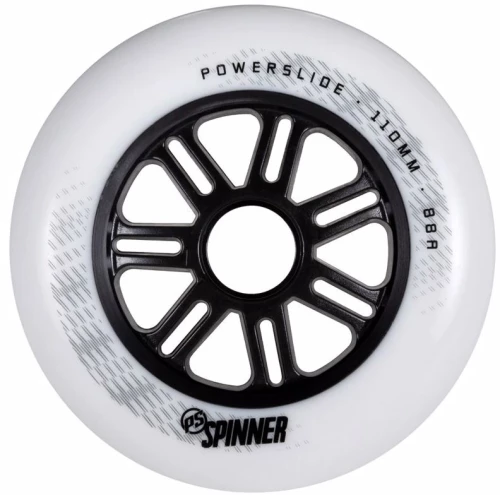 POWERSLIDE 110χιλ./88Α Spinner Ροδάκια - Λευκό