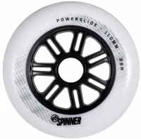 POWERSLIDE 110χιλ./88Α Spinner Ροδάκια - Λευκό