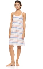 Γυναικείο Νυχτικό Pink Label - SUNSET STRIPE - Λεπτή Τιράντα - Cotton