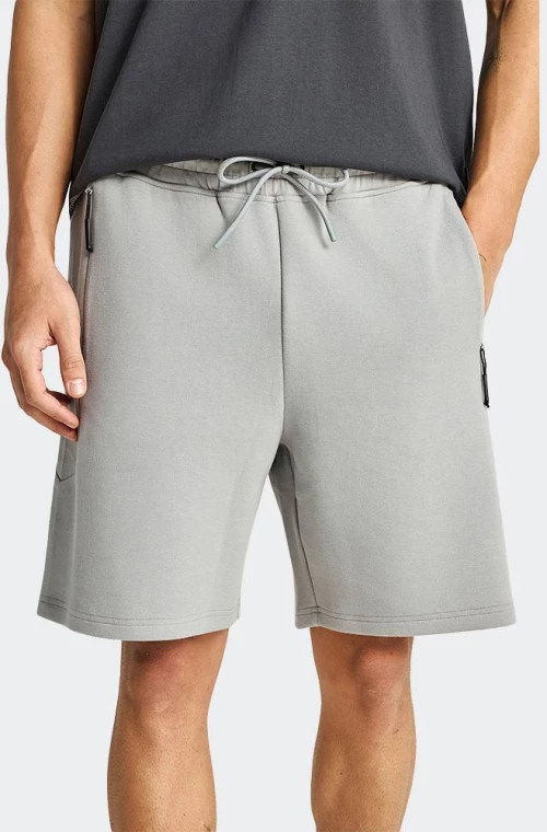 FUNKY BUDDHA Jogger Shorts - FBM013-055-03-GREY