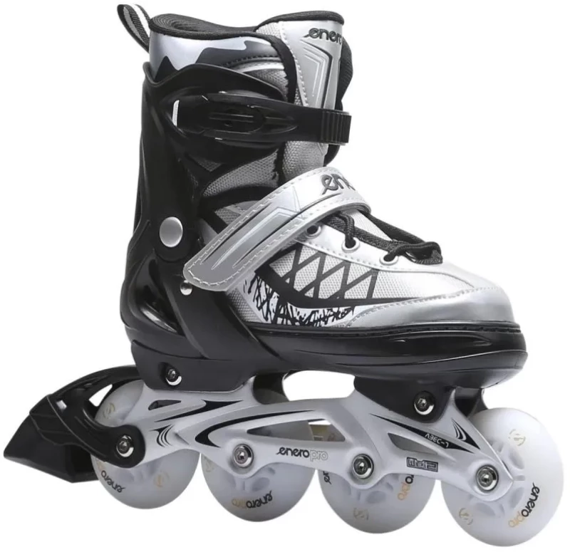 ROLLER SKATES-ROLLER SKATES-ICE SKATING 4IN1 ENERO PRO LED GRAY