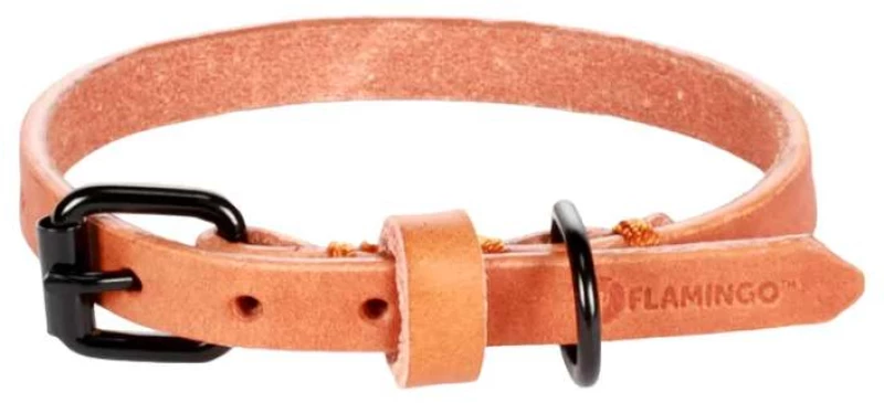 Flamingo Κολάρο Σκύλου Collar Leano Cognac XS 21-26cm x 10mm