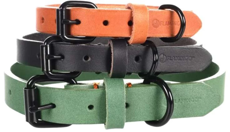 Flamingo Κολάρο Σκύλου Collar Leano Cognac XS 21-26cm x 10mm