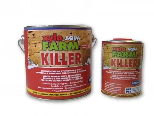 XYLOFARM AQUA KILLER 2,5lt -Συντηρητικό για την πρόληψη και θεραπεία ξυλείας