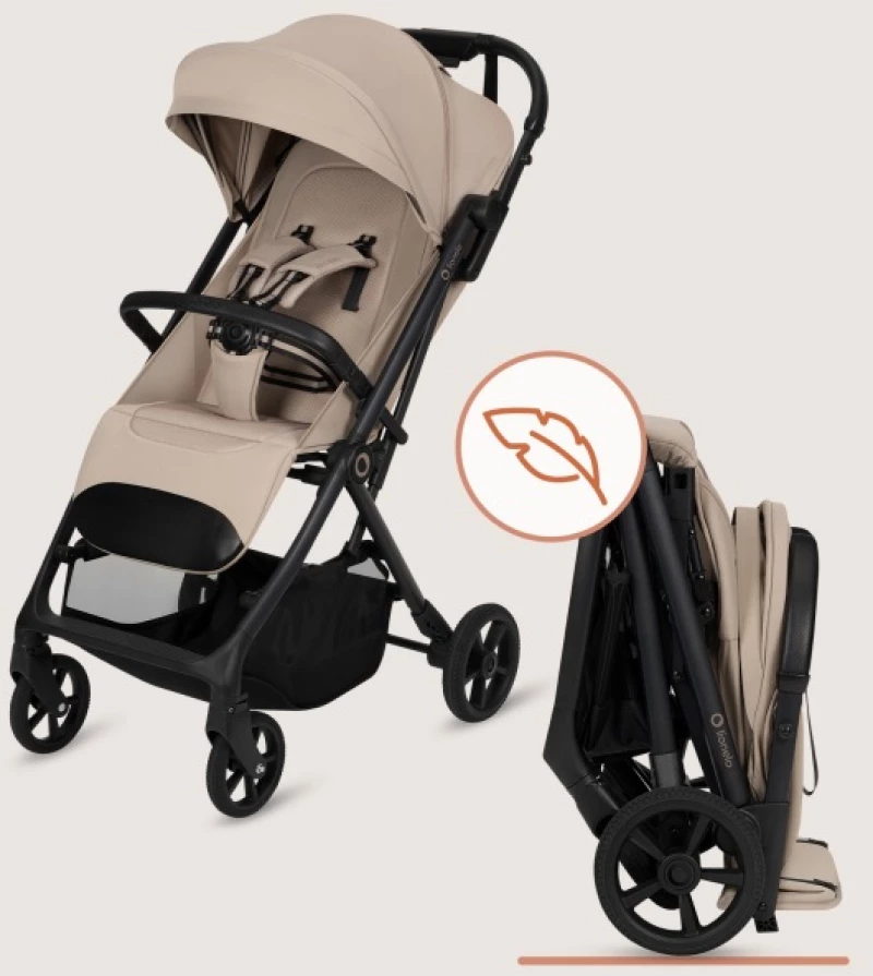 Lionelo Tansi Καρότσι Ταξιδίου έως 22kg  Beige Sand