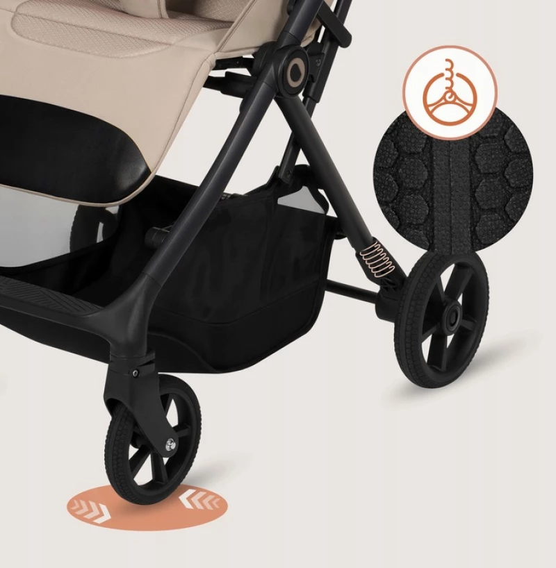 Lionelo Tansi Καρότσι Ταξιδίου έως 22kg  Beige Sand