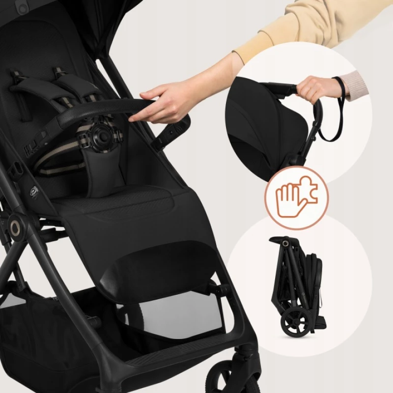 Lionelo Tansi Καρότσι Ταξιδίου έως 22kg  Black Onyx