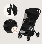 Lionelo Tansi Καρότσι Ταξιδίου έως 22kg  Black Onyx
